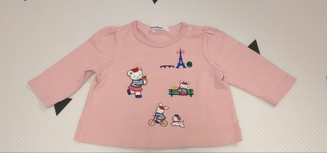 ファミリア 長袖カットソー 70〜80センチ - メルカリ