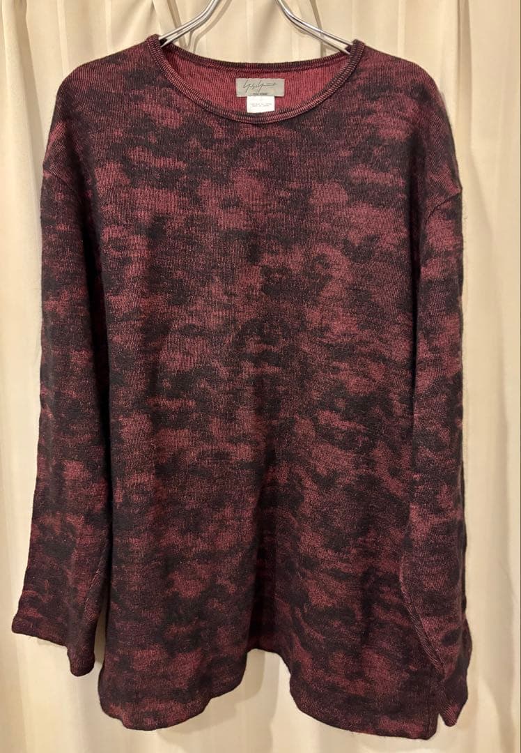 Yohji Yamamoto 迷彩柄ウールカットソー 中古・古着通販】YOHJI YAMAMOTO (ヨウジヤマモト) 迷彩柄ウール