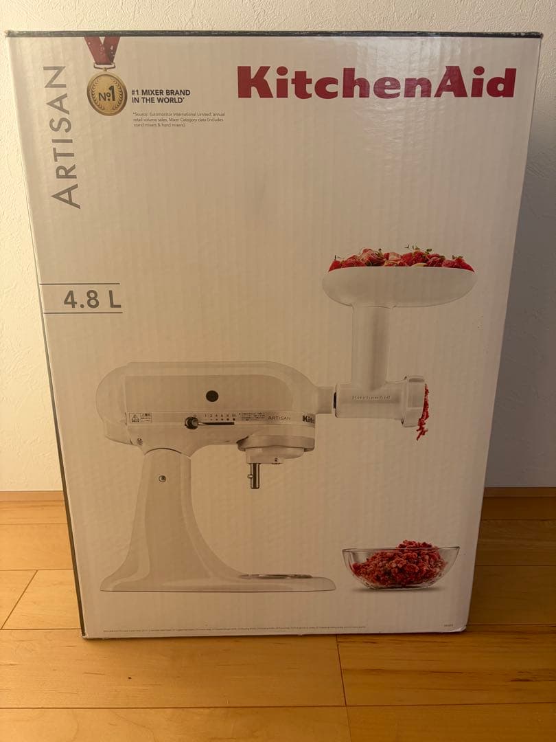 【新品・未使用】　 キッチンエイド　スタンドミキサー　4.8L　（白）