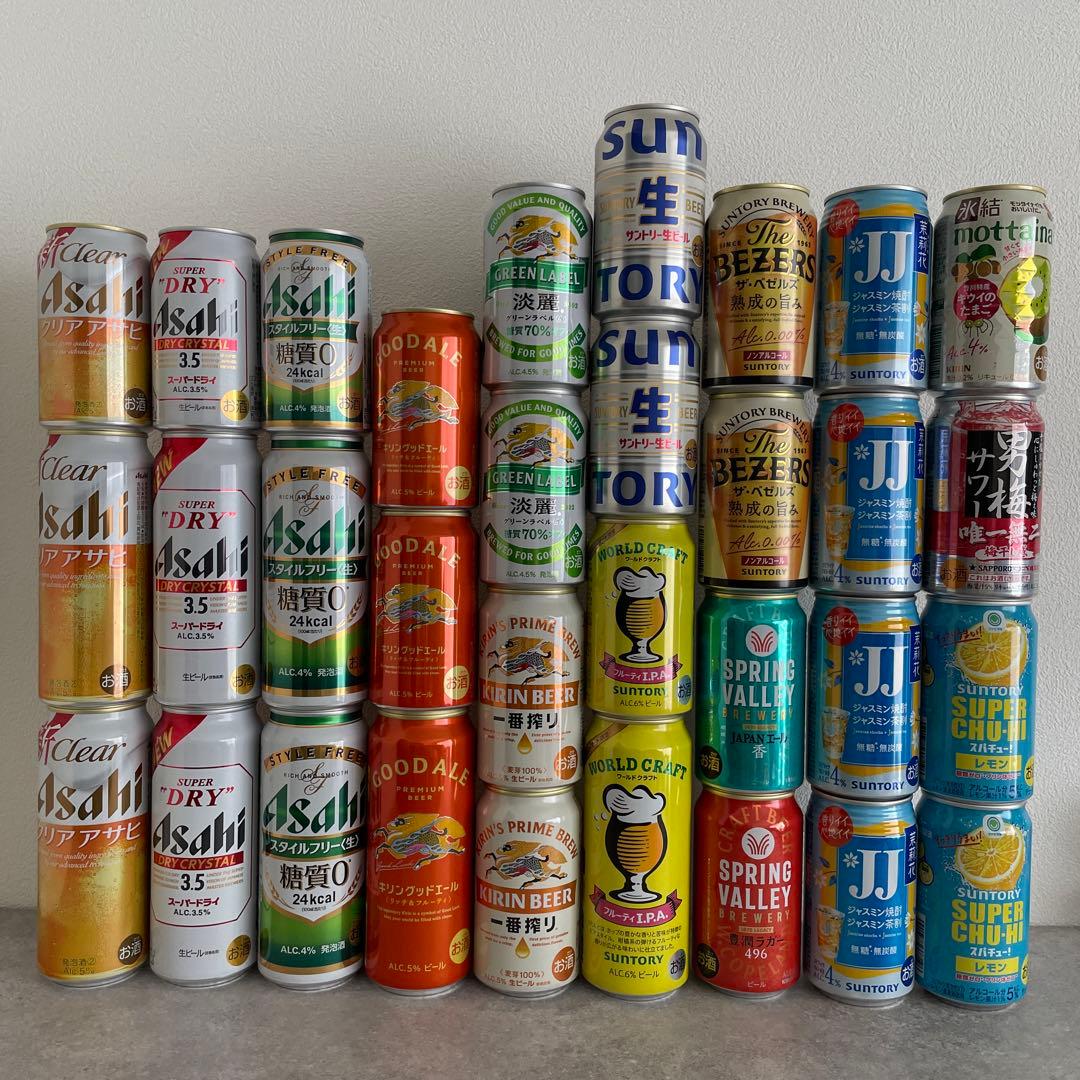 ビール、チューハイ まとめ売り - メルカリ