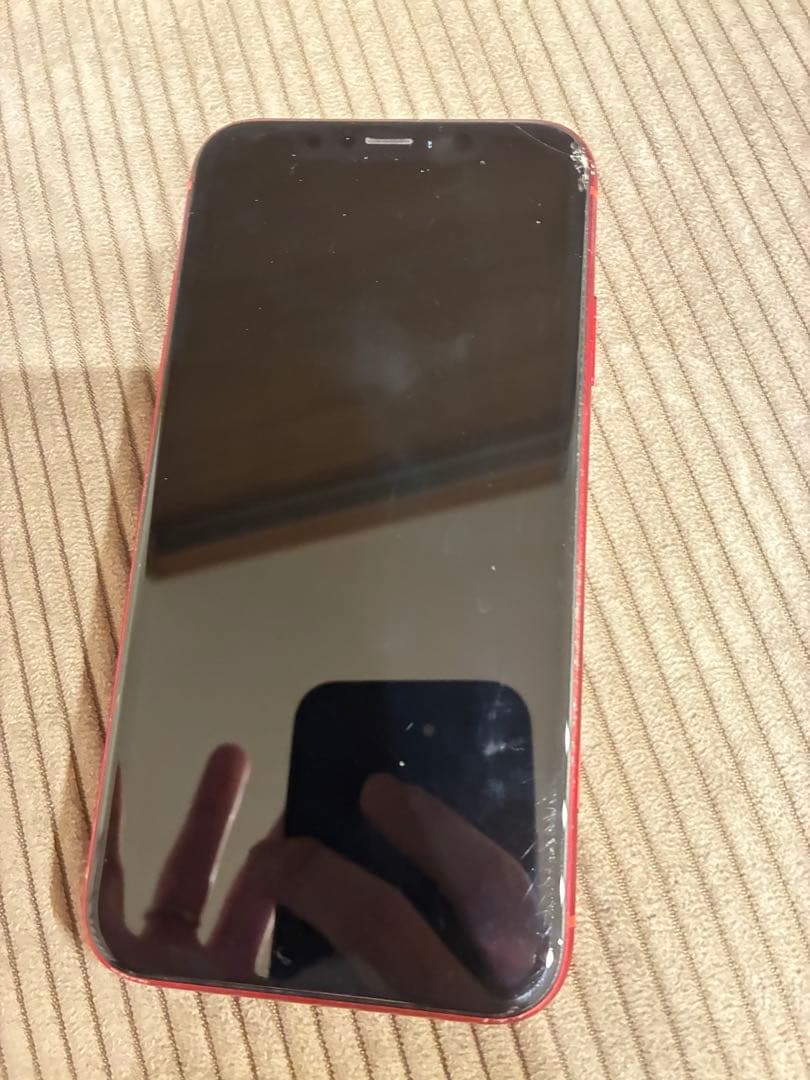 iPhone XR レッド 265GB 画面にひびあり iPhone XR レッド 265GB 画面にひびあり iPhone XR 赤色 64GB 画面に