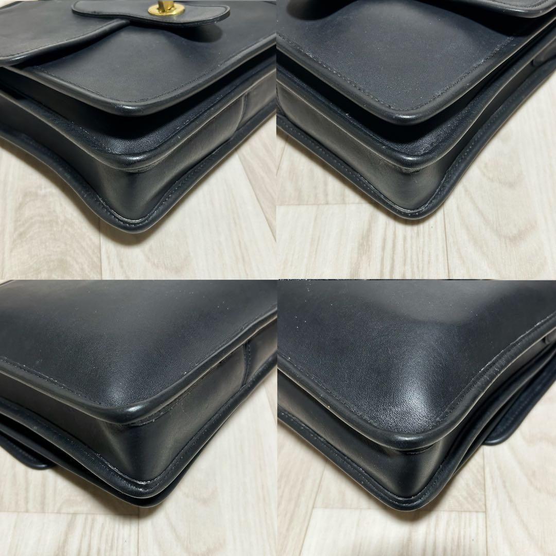 オールドコーチ COACH 5130 ターンロック ブラック レザー - メルカリ