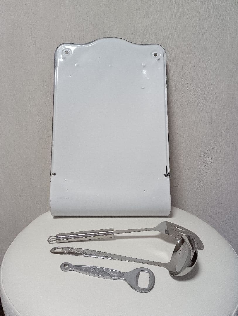 アンティークホーロー☆ドイツ製☆レードルラック☆おまけ付き - メルカリ