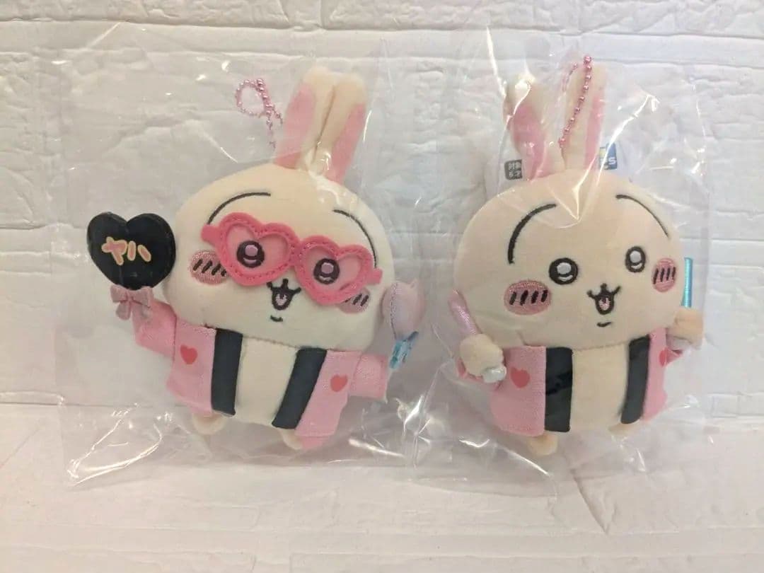 ちいかわ オタ活うさぎ マスコット 2体セット最高 の