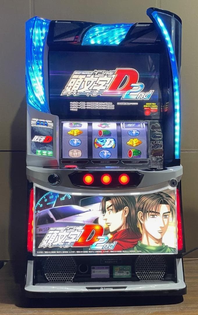 パチスロ実機【スマスロ】Lスマスロ頭文字D２nd　ユニット付き Amazon | サミー スマスロ頭文字D 2nd【中古パチスロ 中古スロット