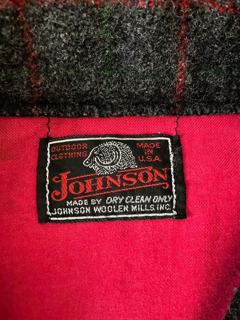 70's JOHNSON WOOLEN MILLS ウールスポーツジャケット - メルカリ