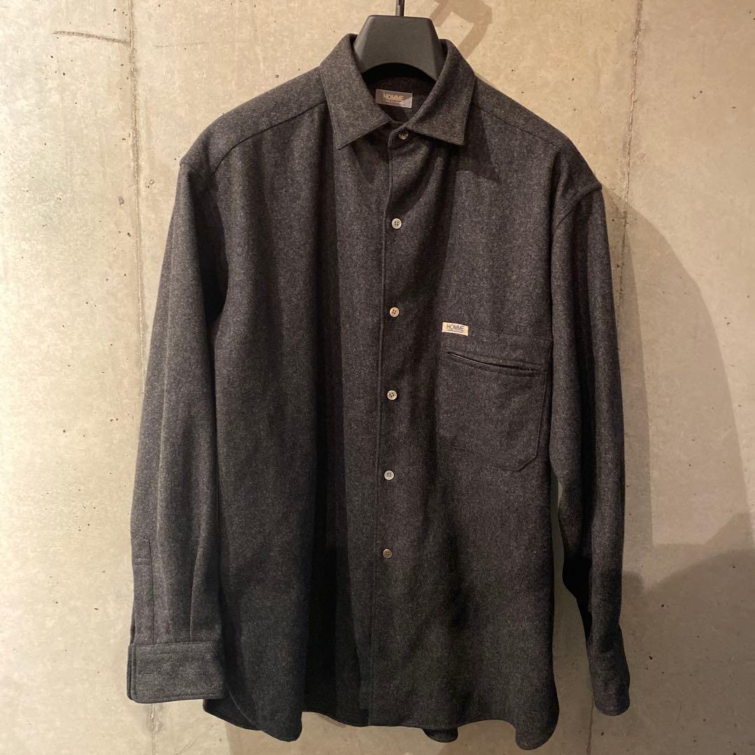 最終値下げ　80s COMME des GARCONS HOMME ウールシャツ COMME des GARCONS（ウール ・ シャツ）のフリマアイテム一覧