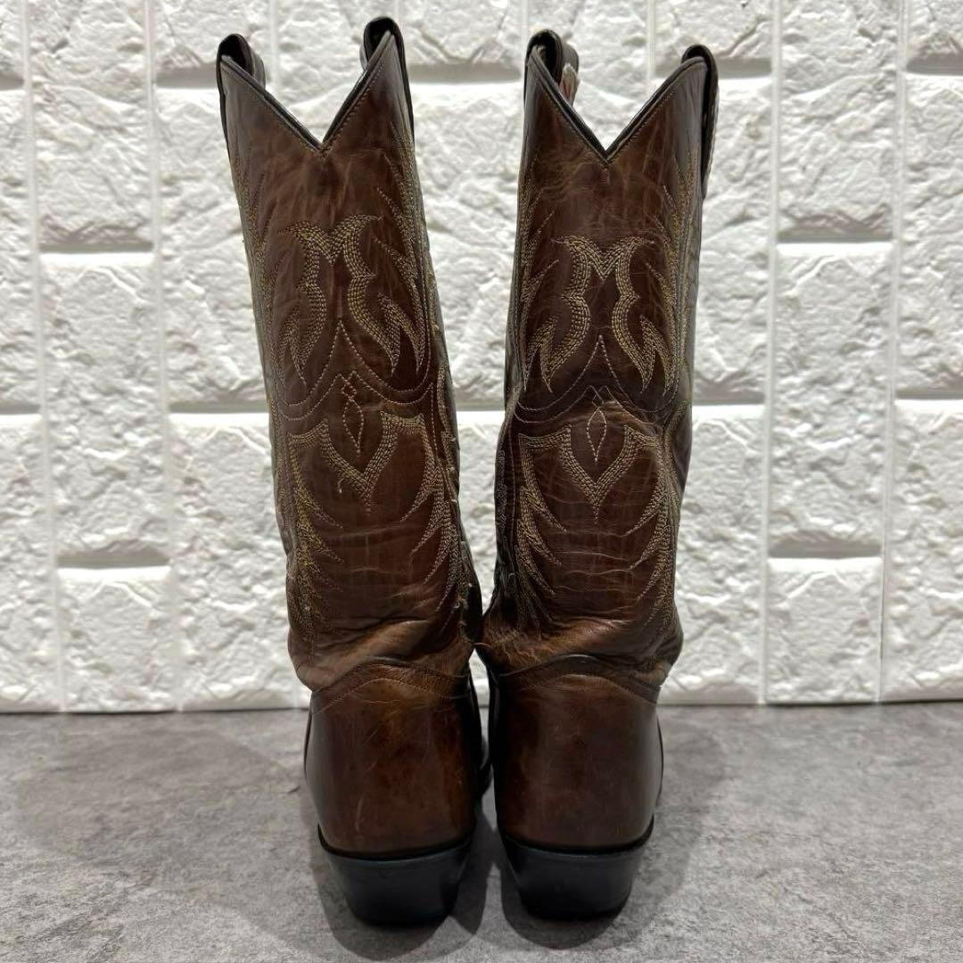 大人気】Tony Lama 25cm ウエスタンブーツ トライバル ステッチ