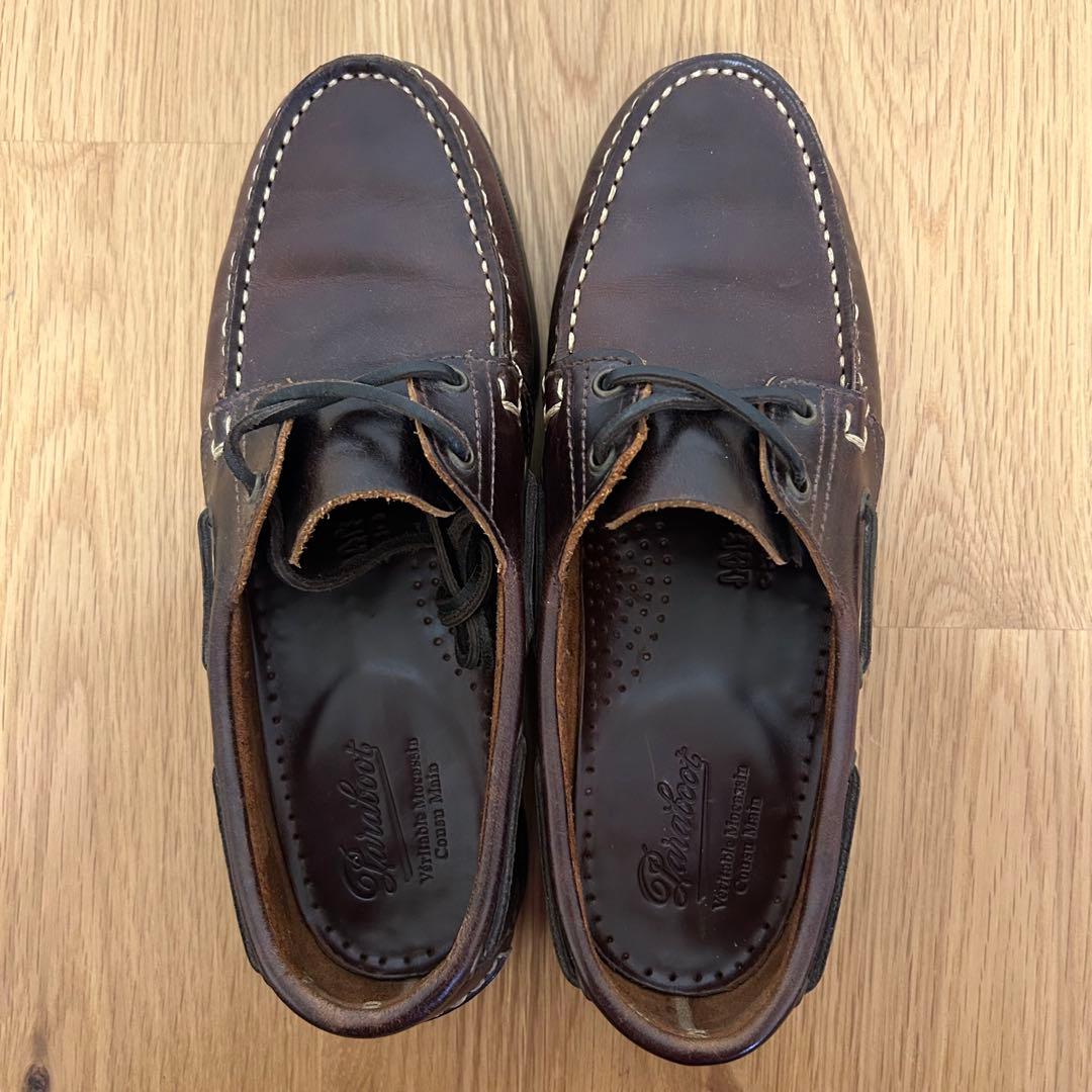 年始限定】Paraboot 26.5cm相当 デッキシューズ UK6.5