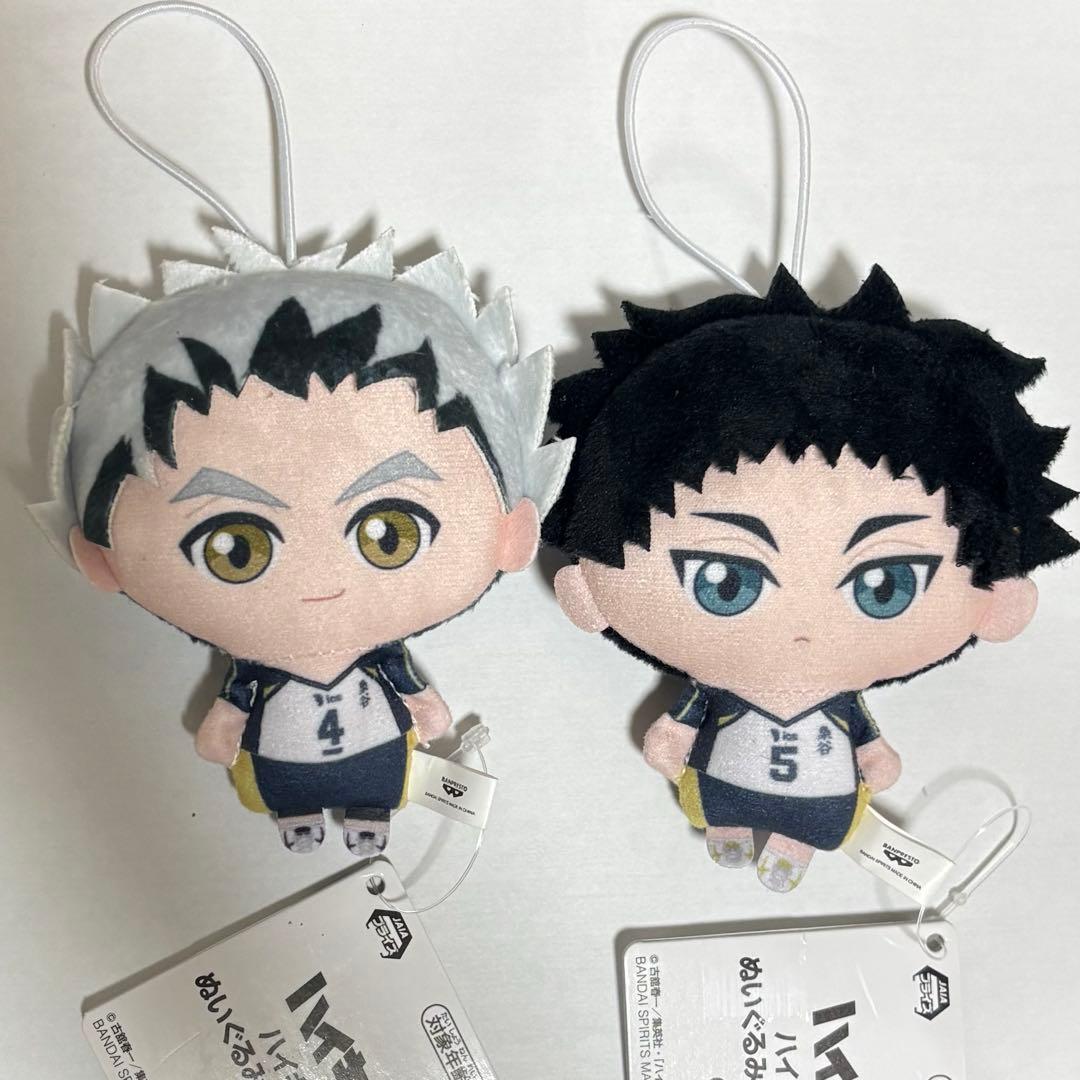 ハイキュー ぬいぐるみちゃーむ 木兎光太郎 赤葦京治 セット - メルカリ