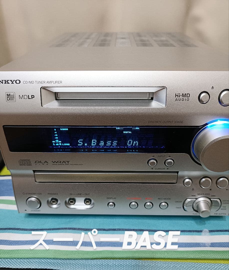 ONKYO FR-N7TX CD,MD,FM/AM 整備済完動品 リモコン付