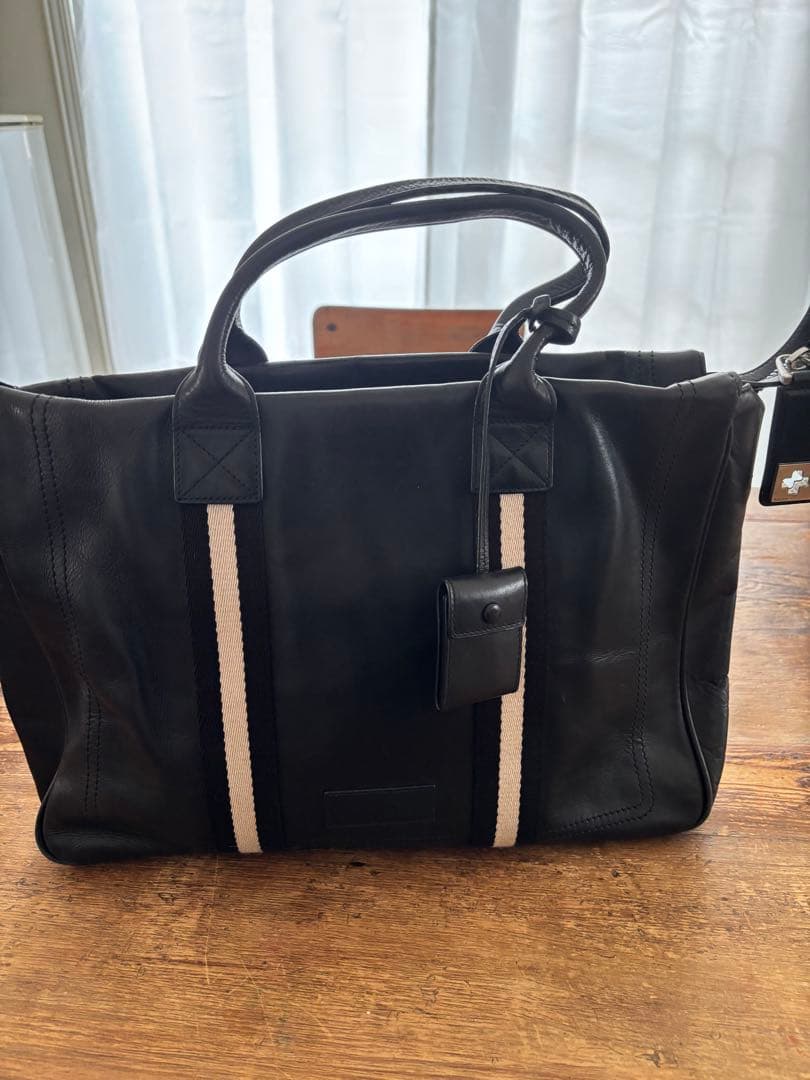 BALLY ビジネスバッグ 黒 レザー ストライプデザイン 楽天市場】BALLY バリー ブリーフケース TEDAL MD メンズ レザー