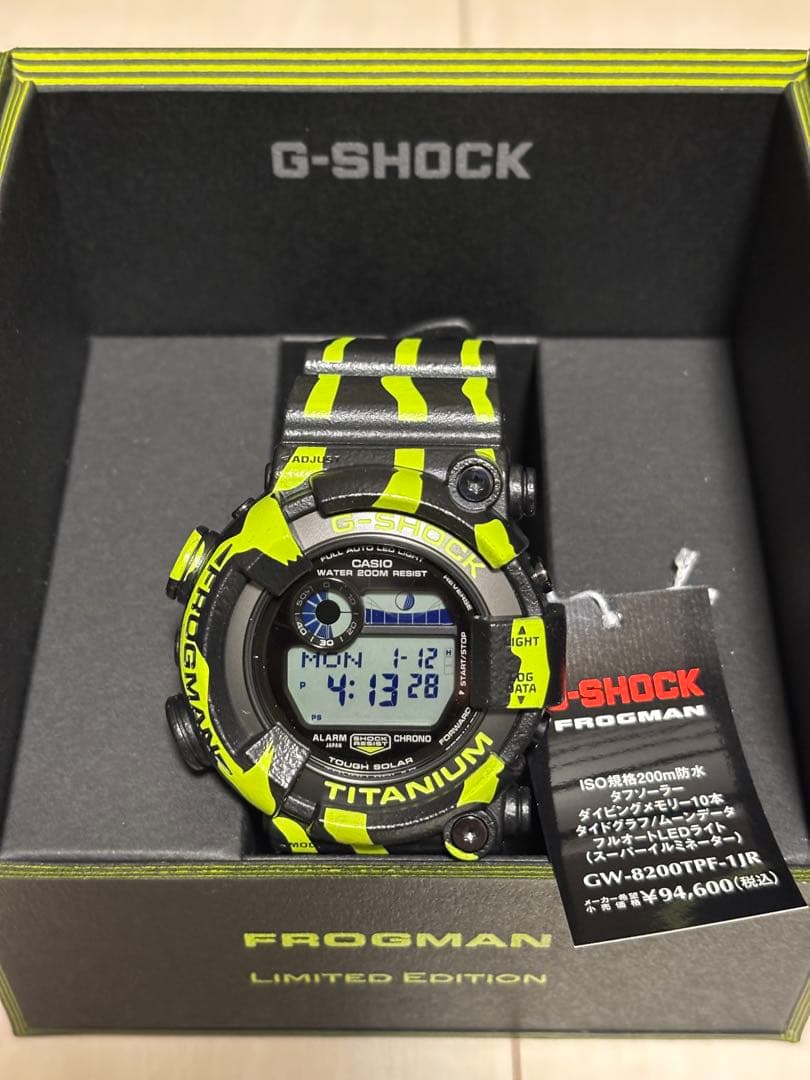 新品未使用G-SHOCK FROGMAN 限定版 GW-8200TPF-1JR - メルカリ