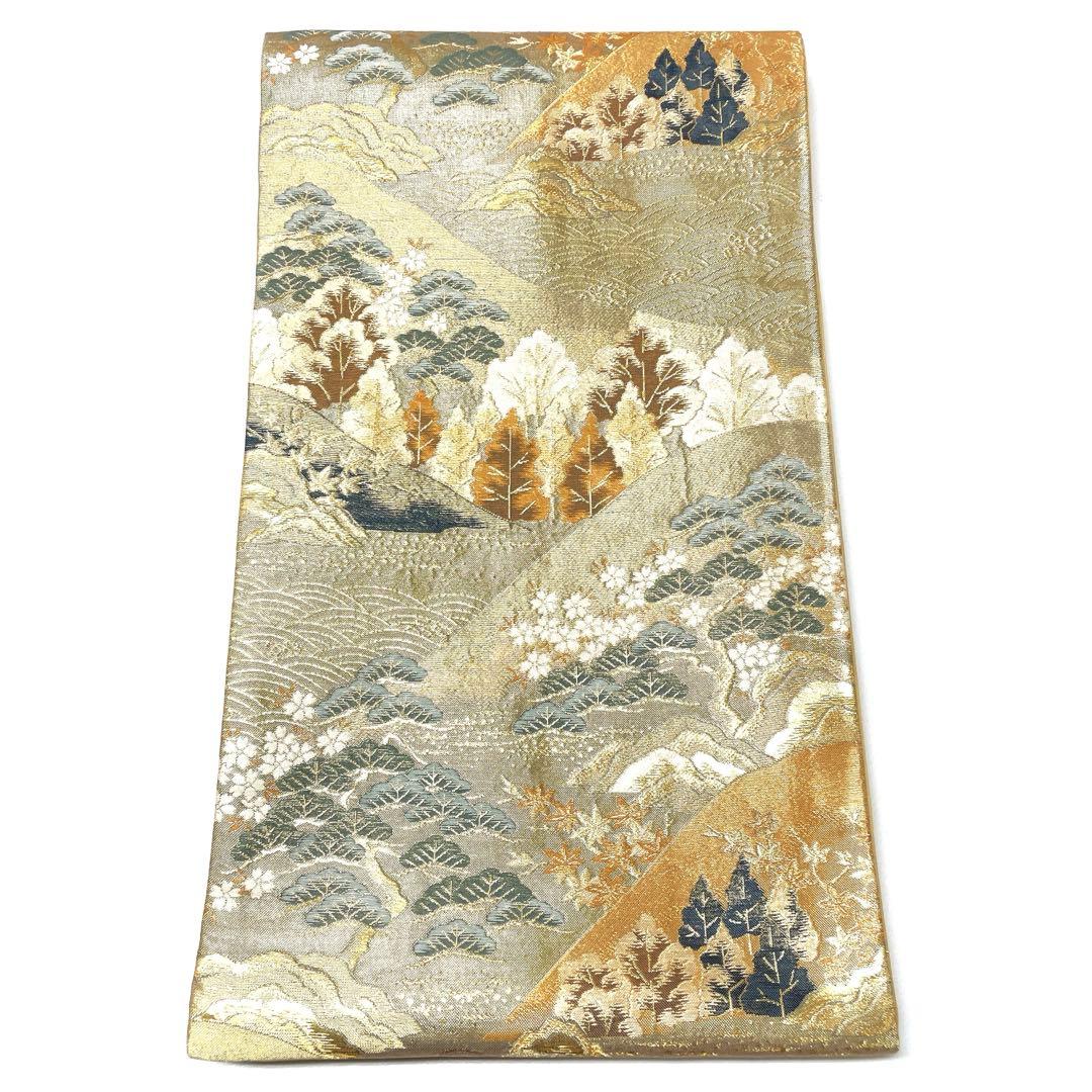 A1836 ○高級 正絹 六通 袋帯 - メルカリ