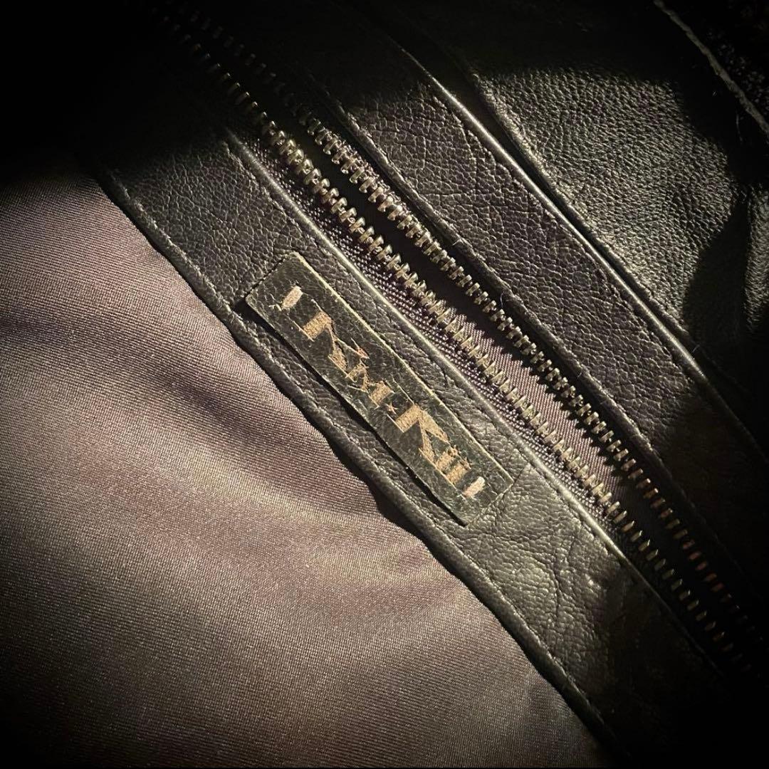 KMRii 初期デザイン アーカイブ レザー スタッズ ショルダーバッグ