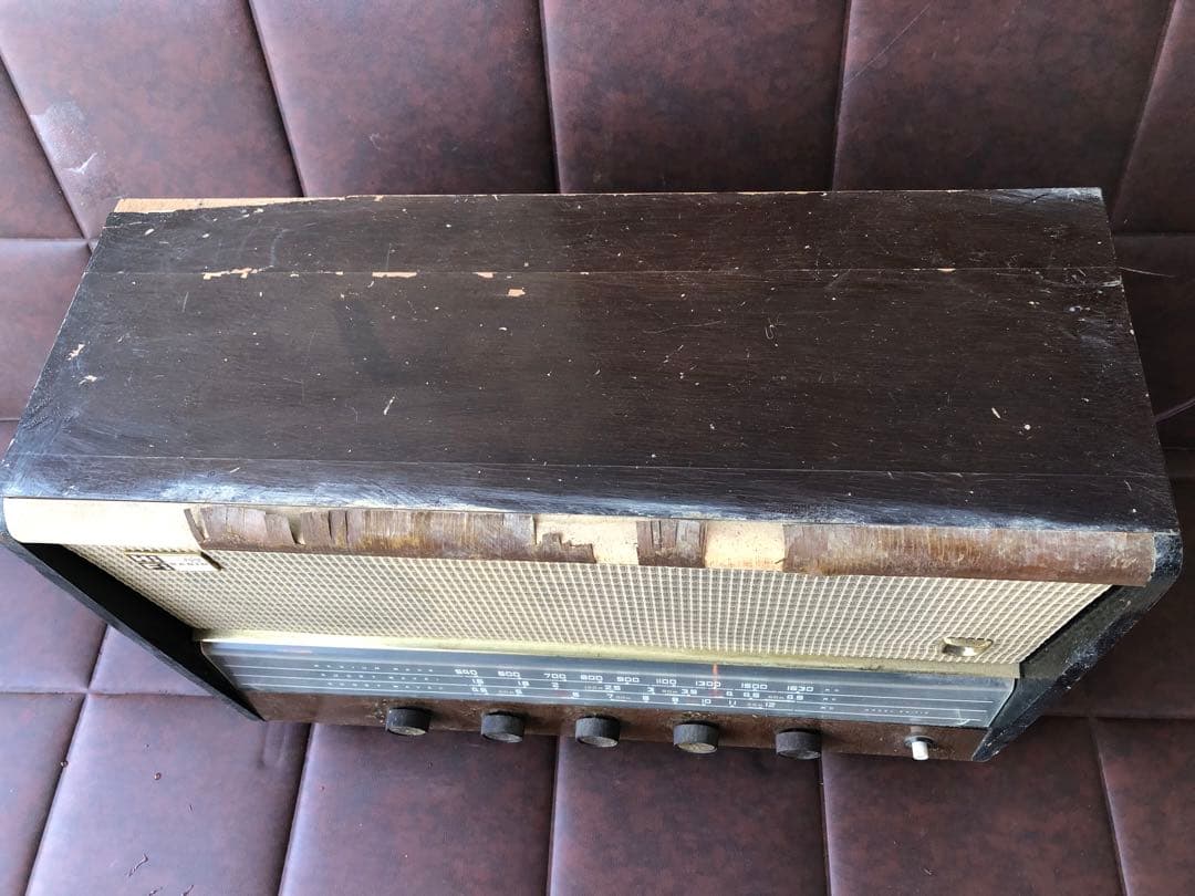 ナショナル 真空管ラジオ 当時物 年代物通電のみ(J66) - メルカリ