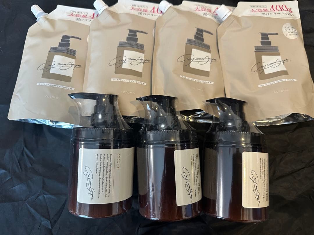 大人気のcoconeクレイクリームシャンプー 400g ポンプ式・詰め替え用 cocone / クレイクリームシャンプースムース 詰め替え(400g)の公式商品