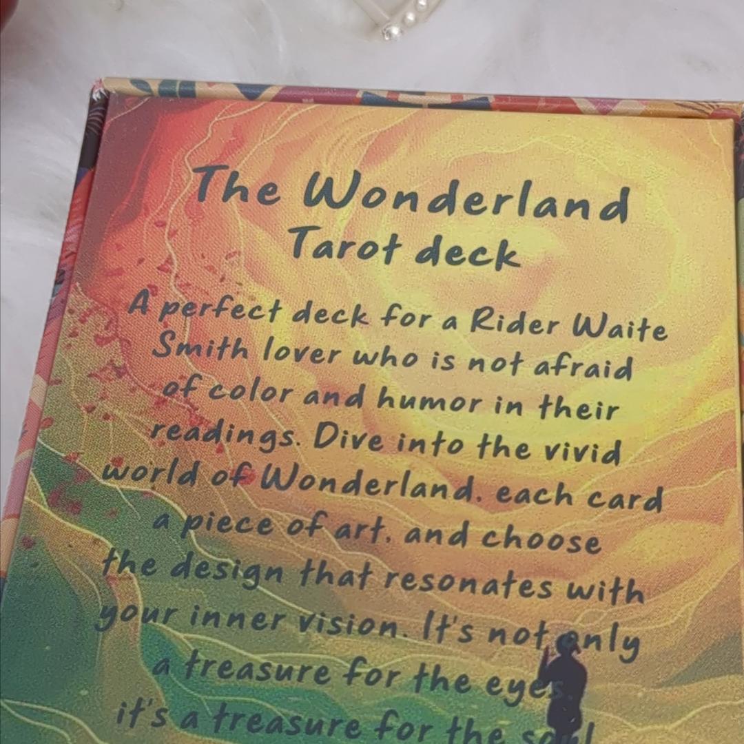 海外希少デッキ✨まるで大人向けのモダンなおとぎ話✨不思議の国を描い