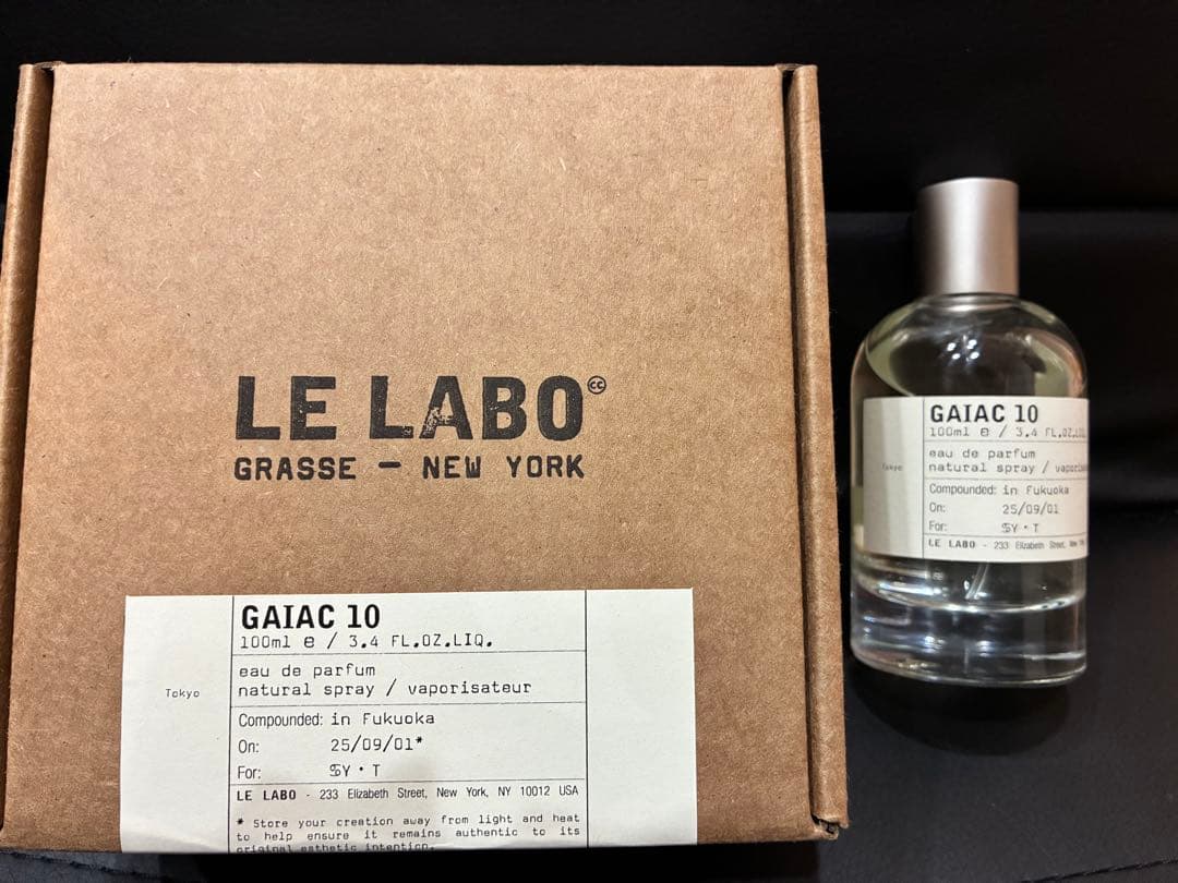 ルラボ　ガイアック10 100ml 楽天市場】ルラボ LE LABO ガイアック10 東京限定 100ml GAIAC 10 香水