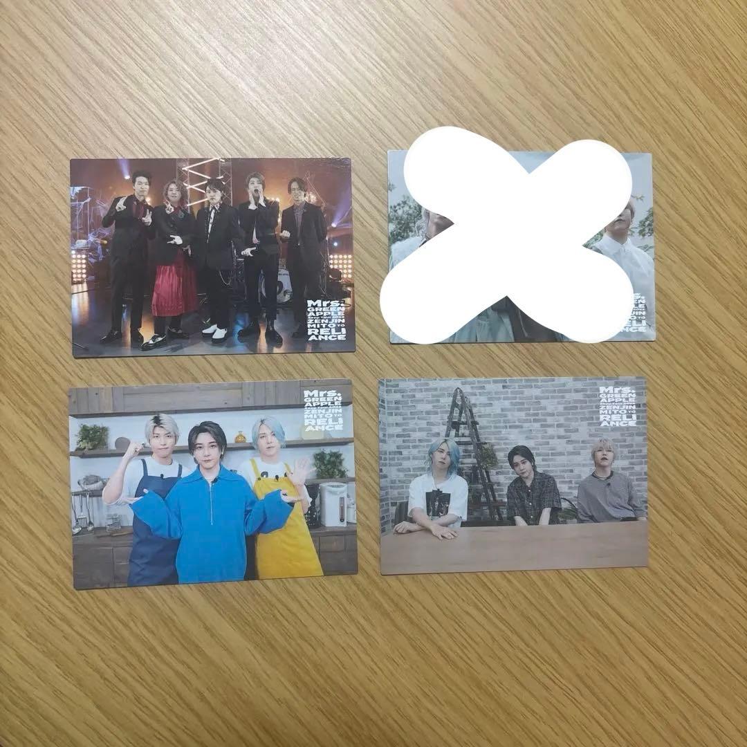 Mrs. GREEN APPLE ゼンジン未到とリライアンス フォトカ Mrs. GREEN APPLE ゼンジン未到とリライアンス フォトカ - メルカリ