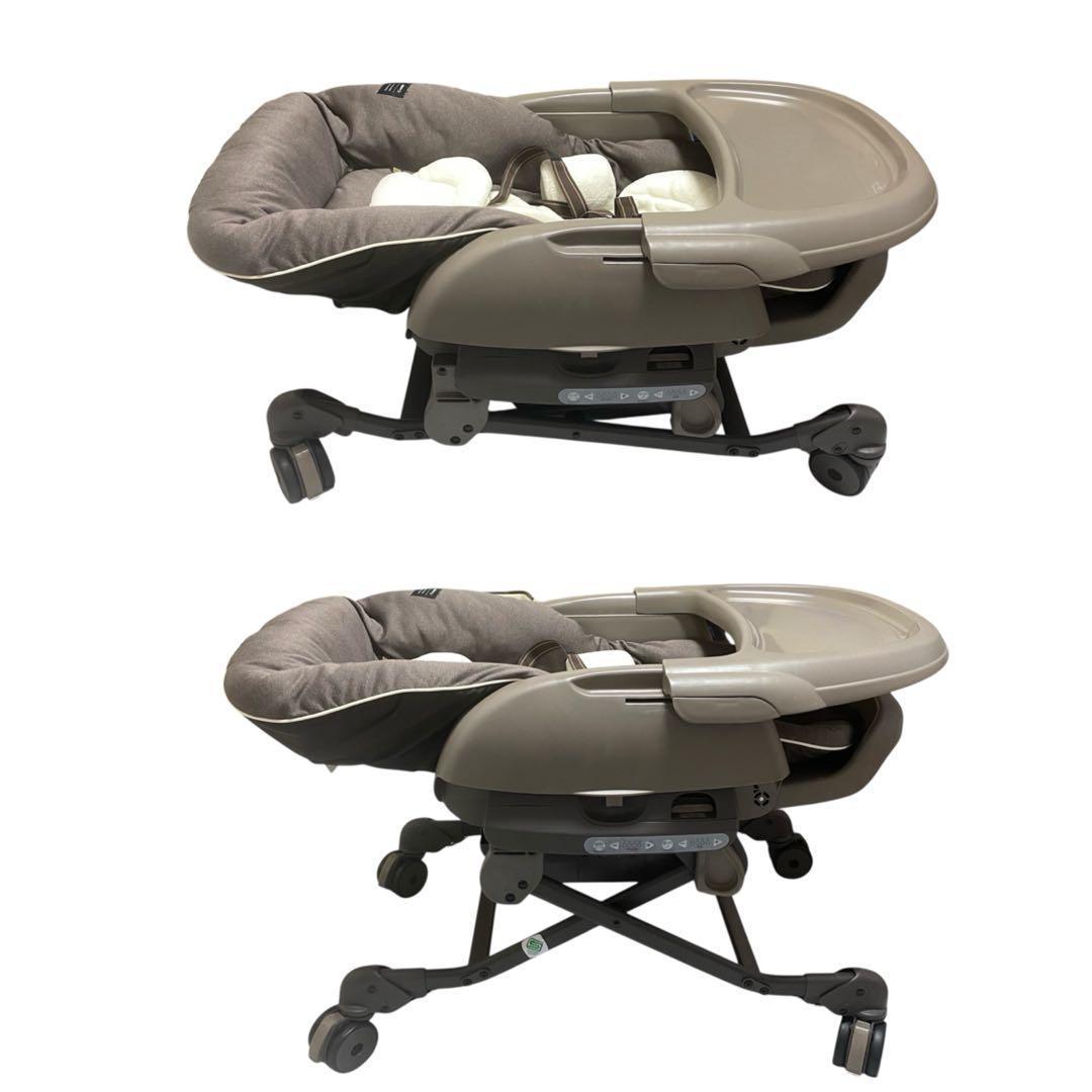 《美品》コンビ ネムリラ AT BEDi 電動スイング ハイローチェア