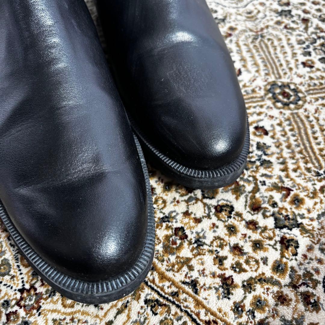 DIANA ブラックレザー ロングブーツ - メルカリ