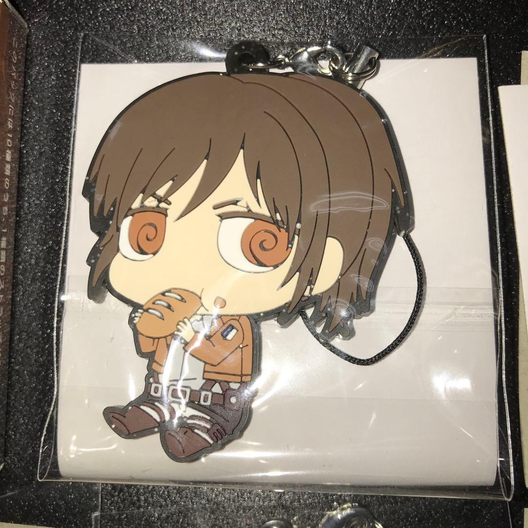 進撃の巨人 トレーディングラバーストラップ ゆーぽん リヴァイ ミカサ