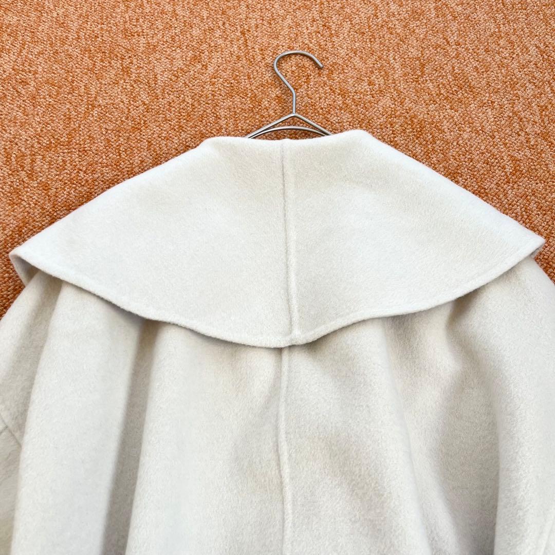 moku様 アンクレイヴ ショールカラー ベルト付き リバーミドルコート