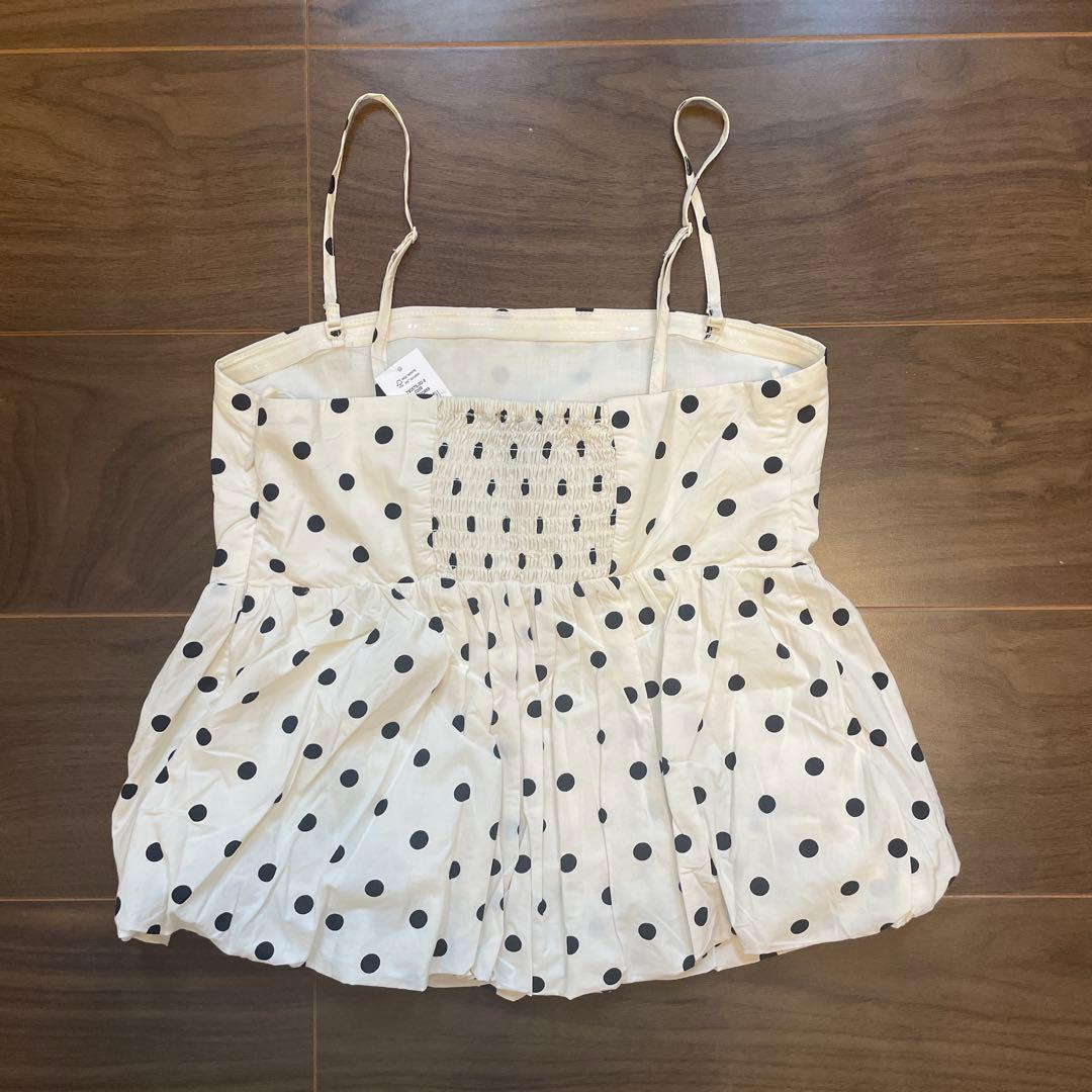 《大人気》GAP バブル ドットクロップド トップス