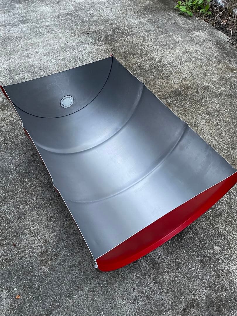 ドラム缶 半切り 縦切り半分 無加工 - メルカリ