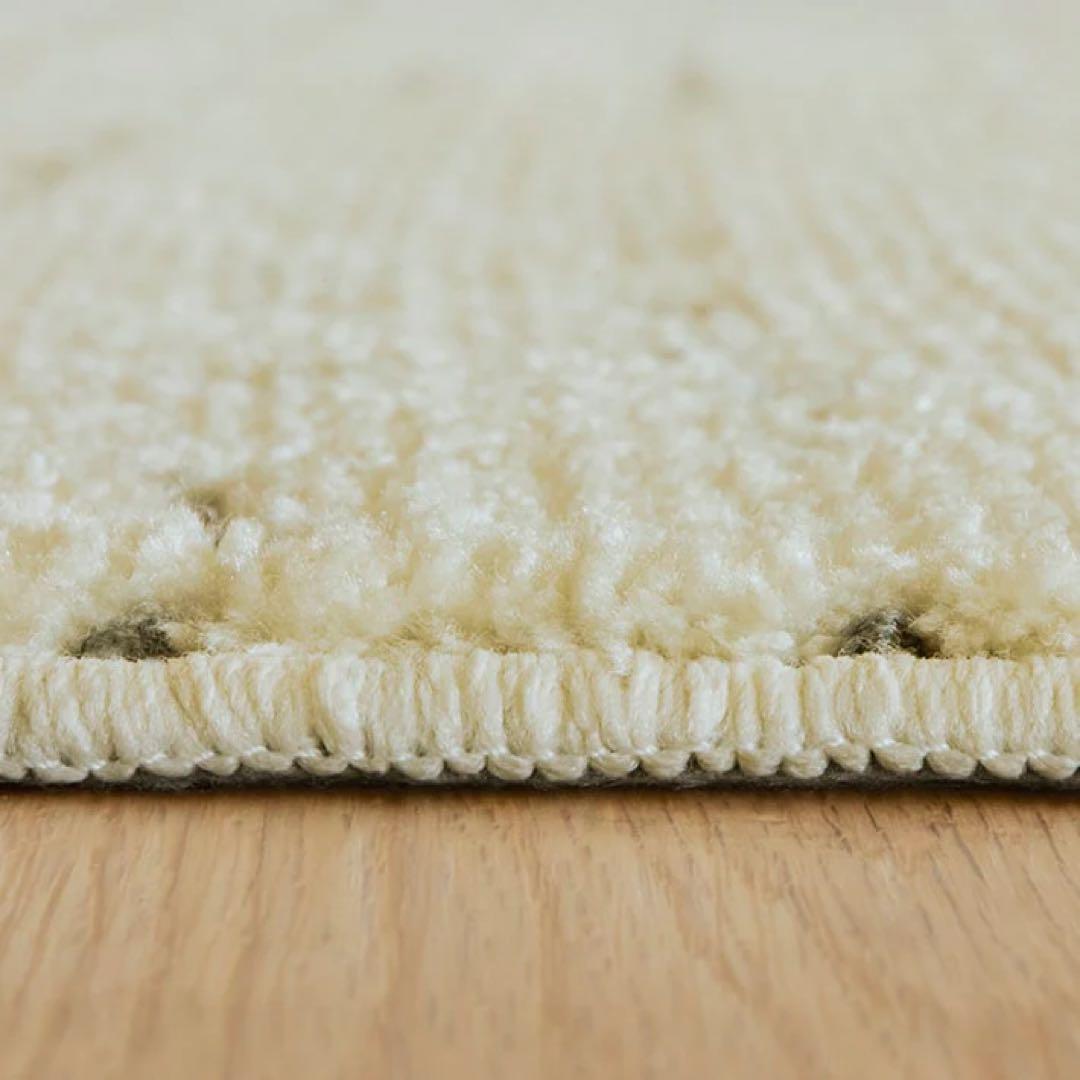 unico ラグ140×200 KORSAS(コルサス) アイボリー - メルカリ