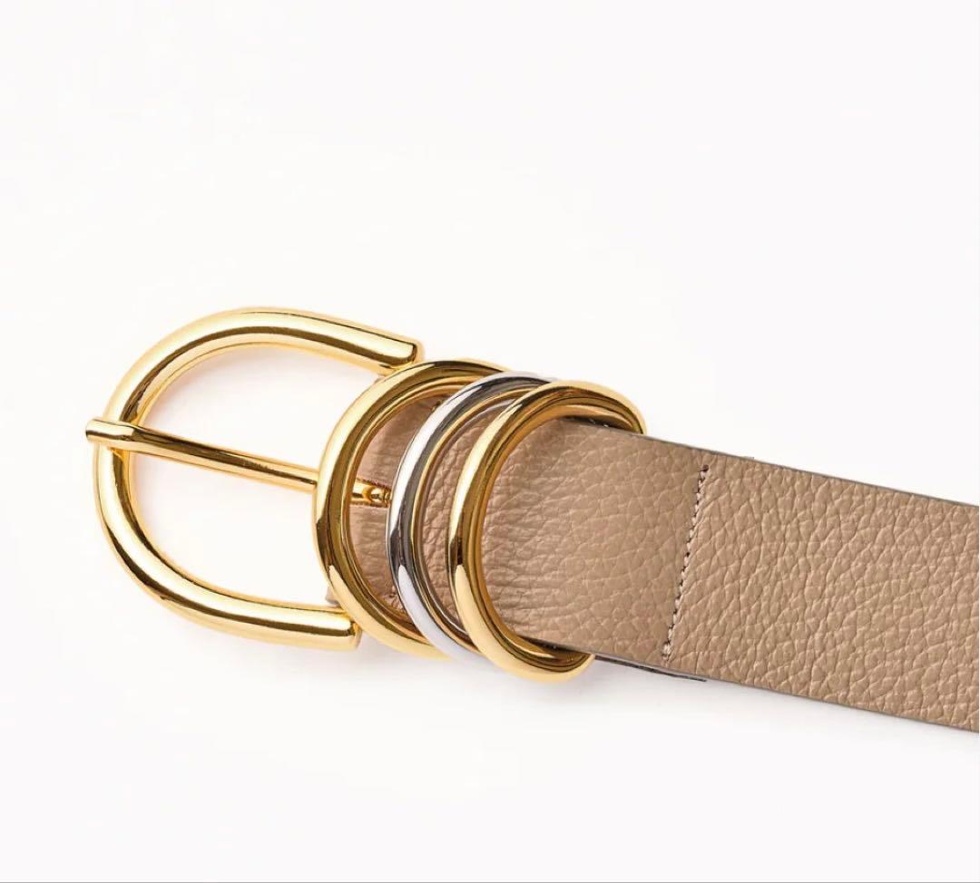 美品】aLORS Paris Cappuccino(トープ)ベルト70の通販はau PAY
