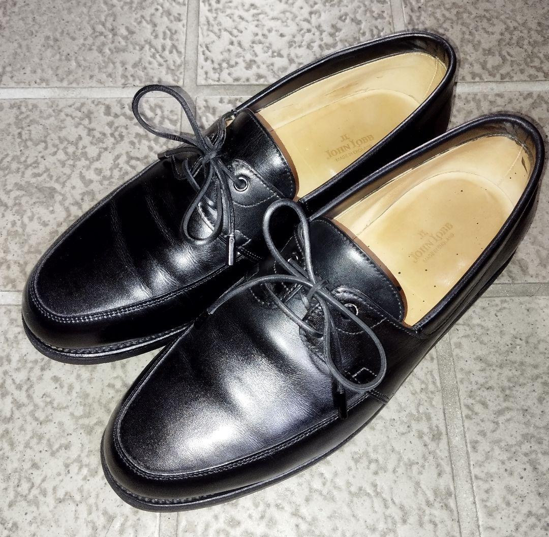 ジョンロブ◇アリマ◇デッキシューズ◇ブラック◇ラスト6000◇6E◇廃盤