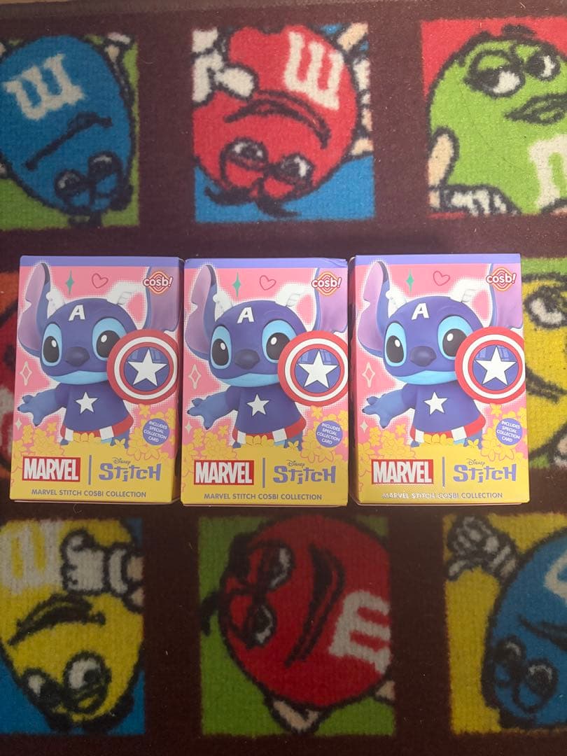 マーベルスティッチ　コスビ ホットトイズ・ZAKKA】コスビ・ぬいぐるみキーチェーン『マーベル