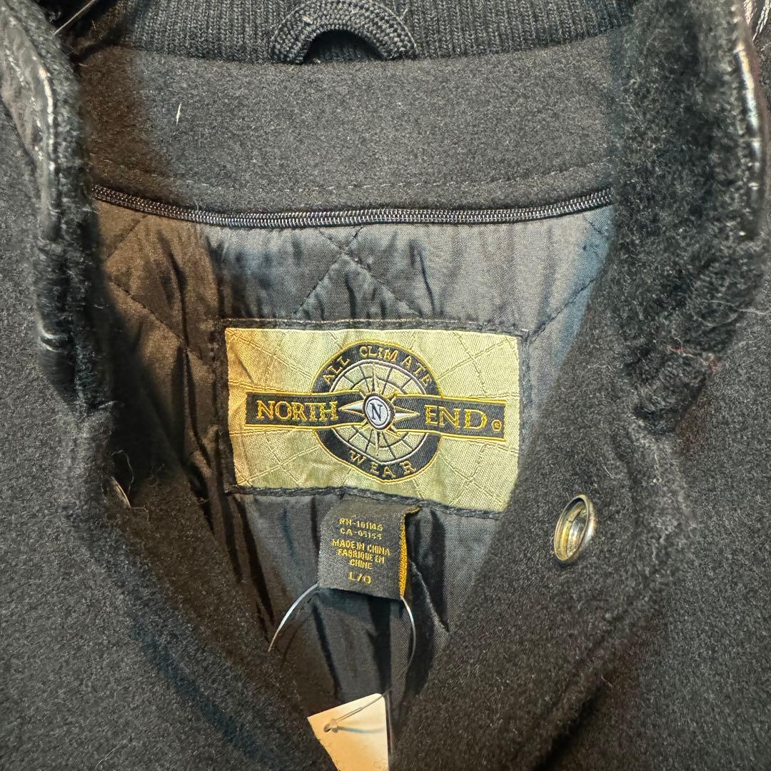 NORTH END ノースエンド スタジャン レザー ブルゾン - メルカリ