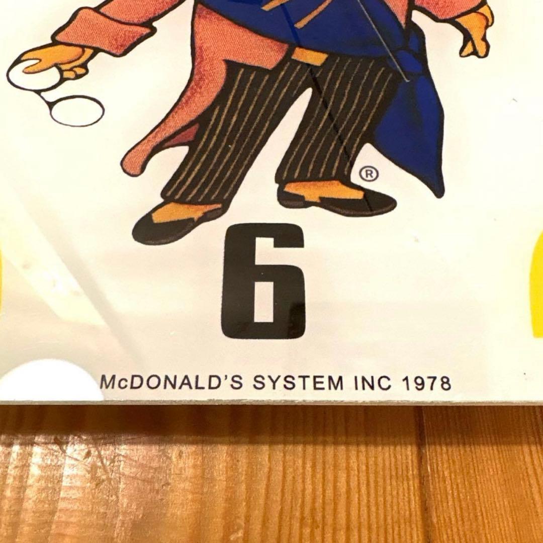 1978年 メイヤーマックチーズ マクドナルド 時計 クロック 看板