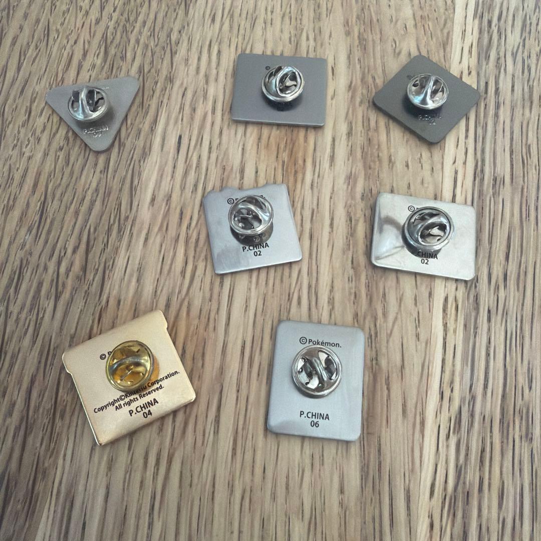 匿名配送】ポケモン！ご当地ピンバッジ7個セット - メルカリ