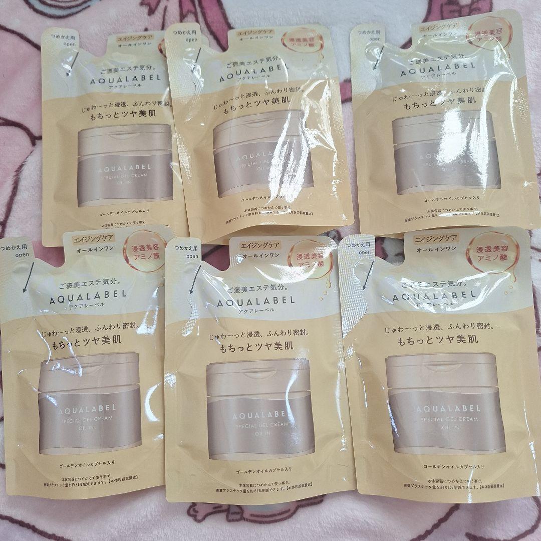 アクアレーベルスペシャルジェルクリーム　EX　詰め替え 6個セット soukai_4909978152697