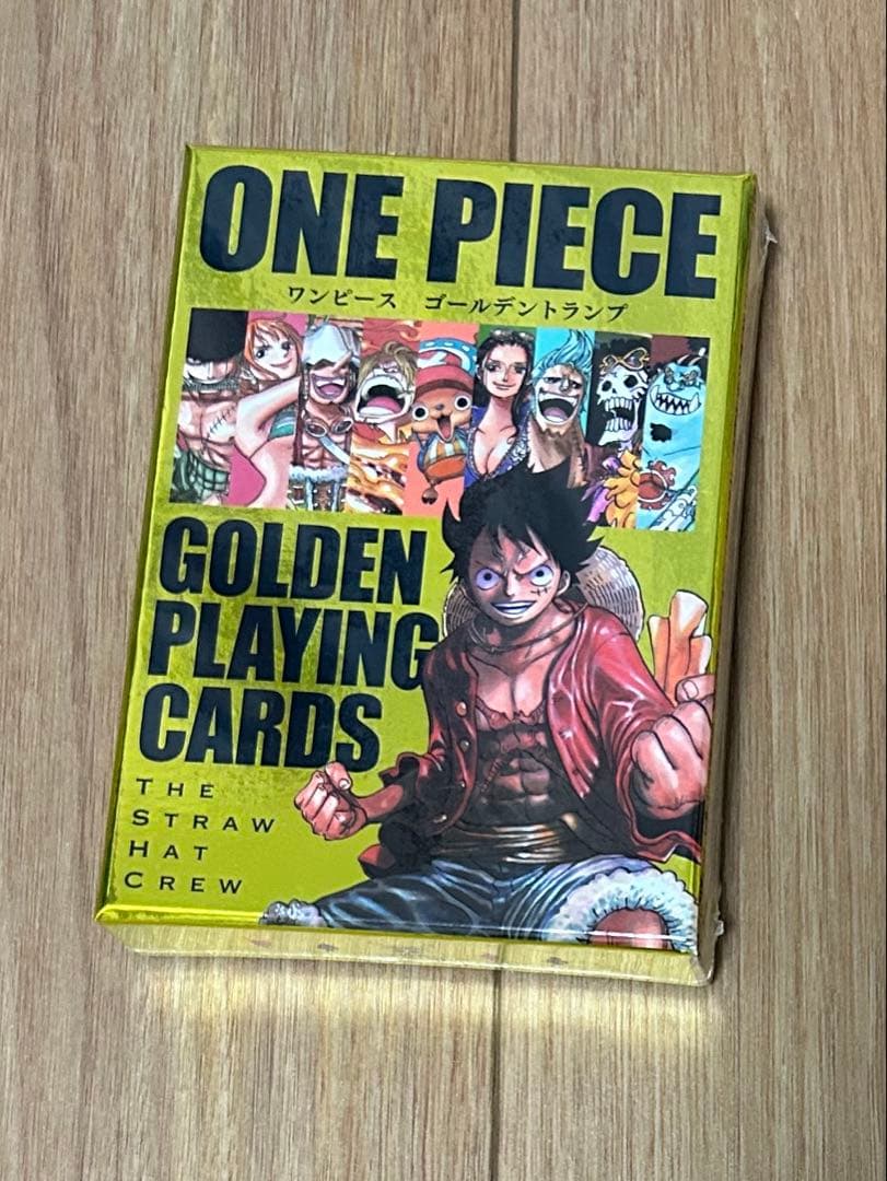 ONE PIECE GOLDEN PLAYING CARDS トランプ - メルカリ