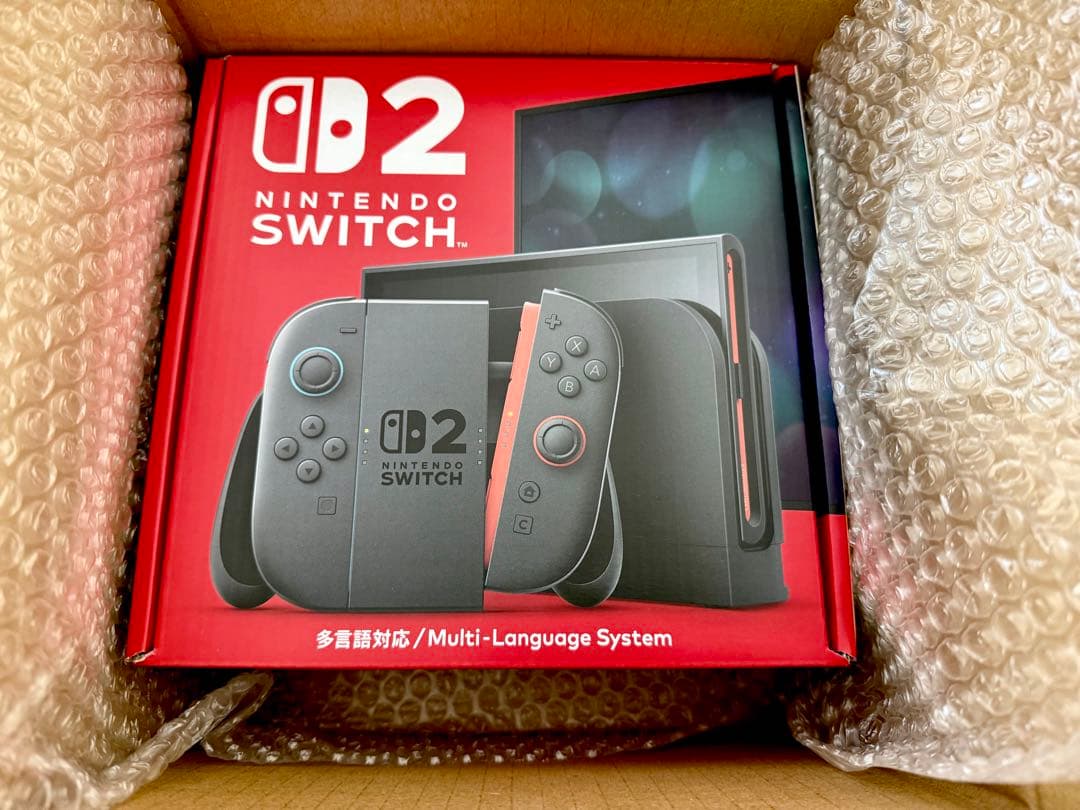 送料無料Nintendo Switch 2本体 多言語対応システム Nintendo Switch 2 多言語版 ※量販店舗印付の場合があります、商品情報