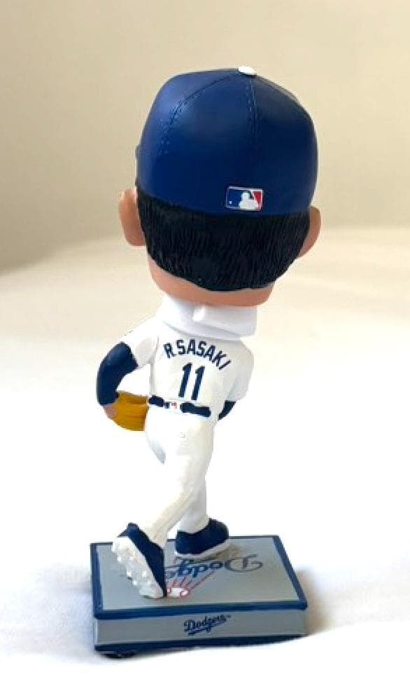 2025体限定】佐々木朗希 ドジャース メジャー初 バブルヘッド人形 4.5