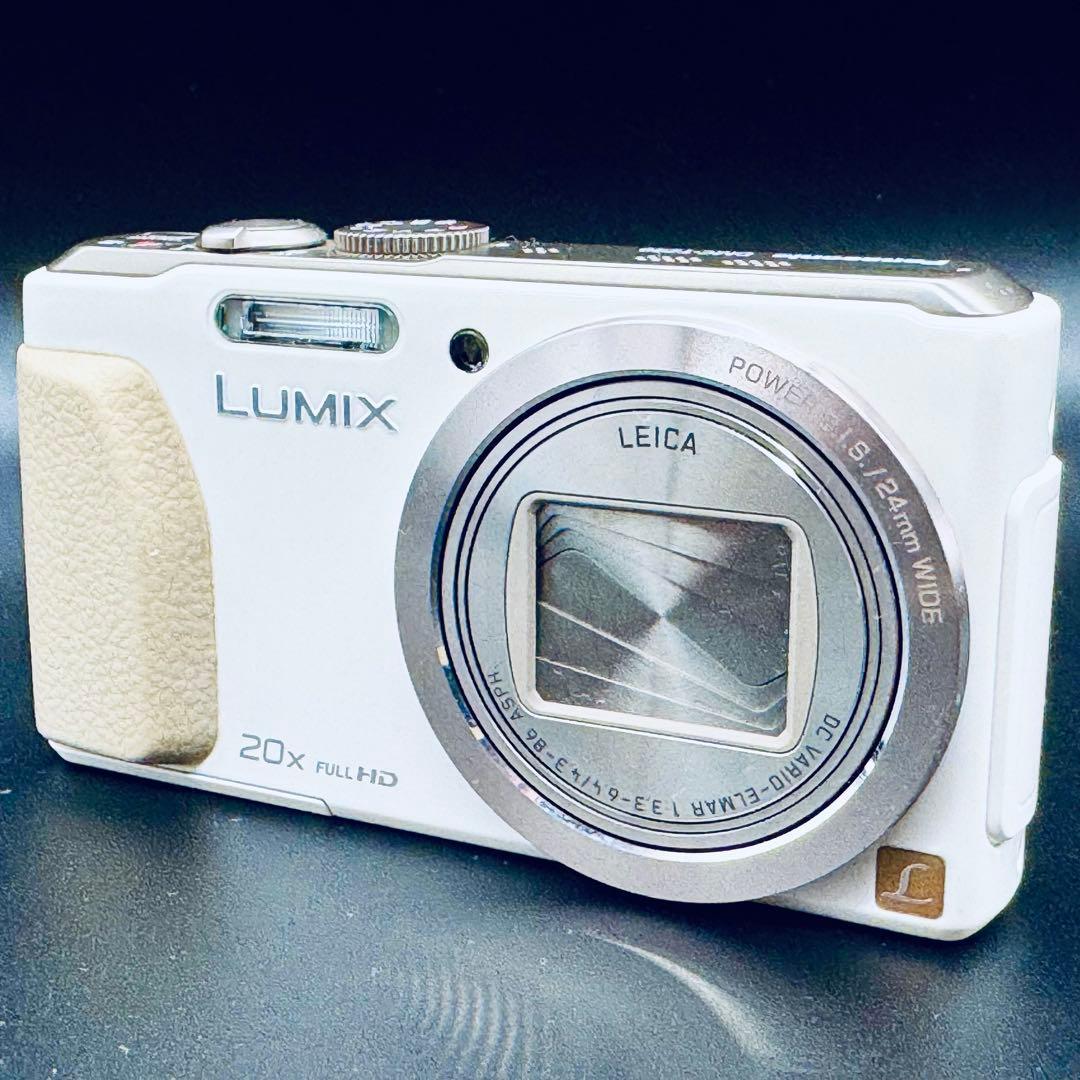 Panasonic LUMIX DMC-TZ40 ホワイト デジカメ - メルカリ