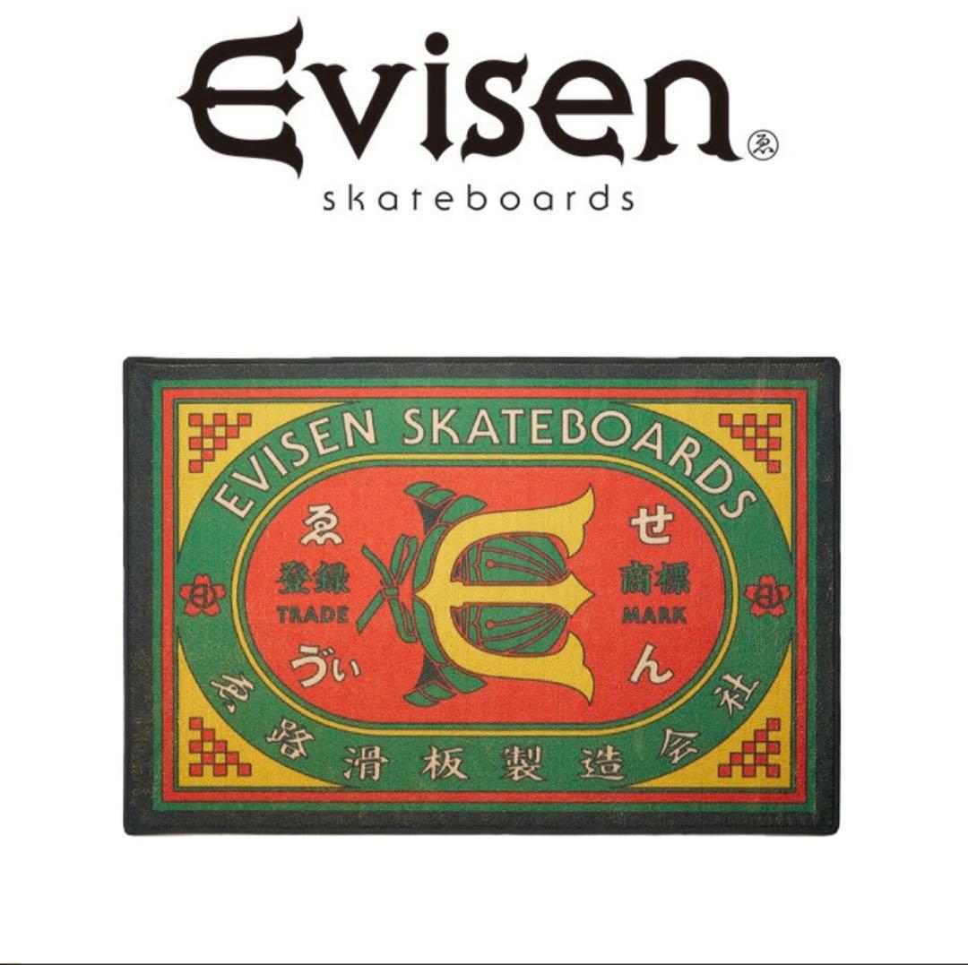 【激レア・完売品】 Evisen Skateboards ラグマット Evisen Skateboards エヴィセン スケートボード KABUTO MATCH RUG