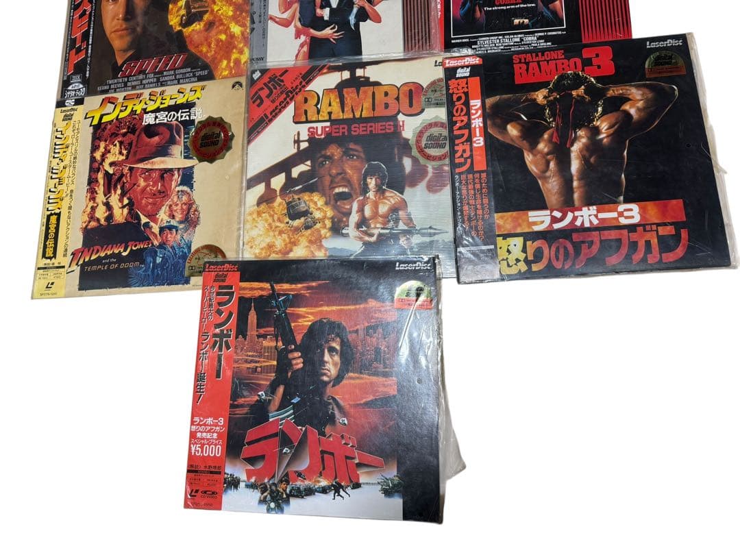 LD レーザーディスク各種 ランボー 007 インディージョーンズ等