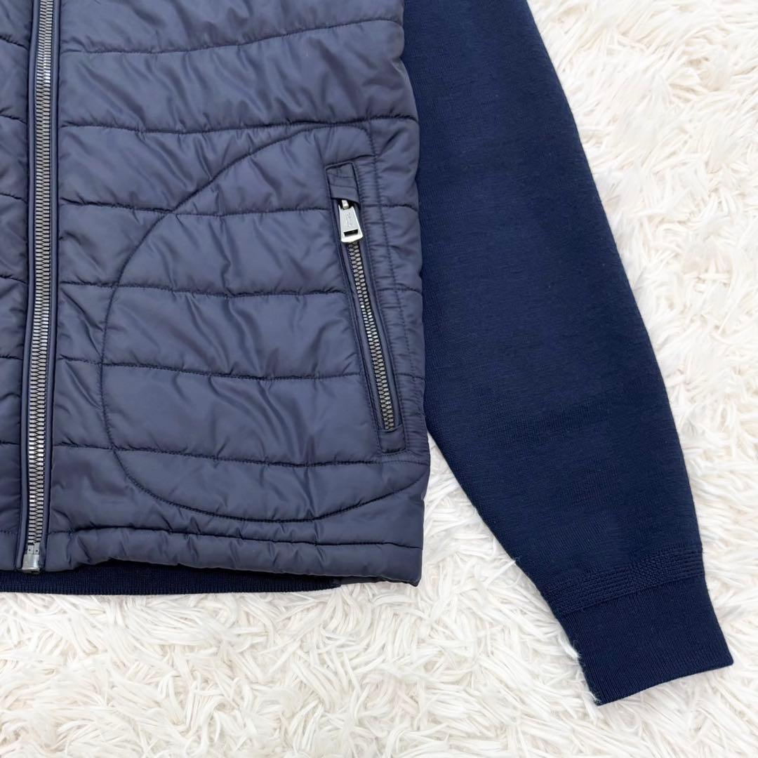 ポロラルフローレン ダウンジャケット 切り替え ドライバーズニット