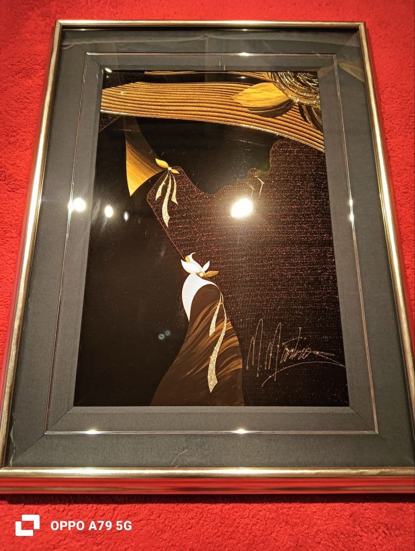 ☆原画 マーティロ・マヌキャン オリジナル作品 1点物 大作 美人画