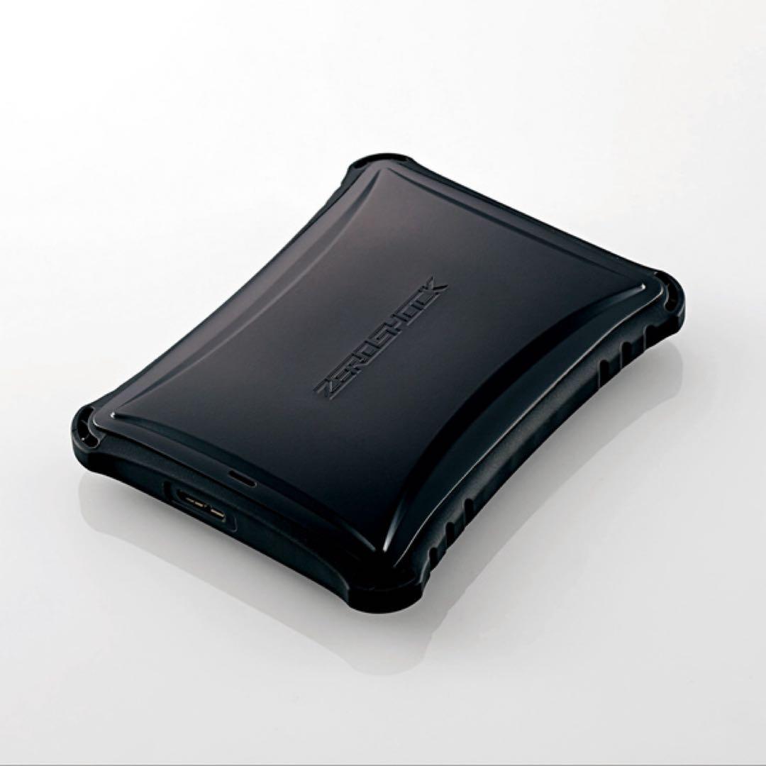 【ELECOM】 1.0TB ポータブルHDD / ZEROSHOCK HDD