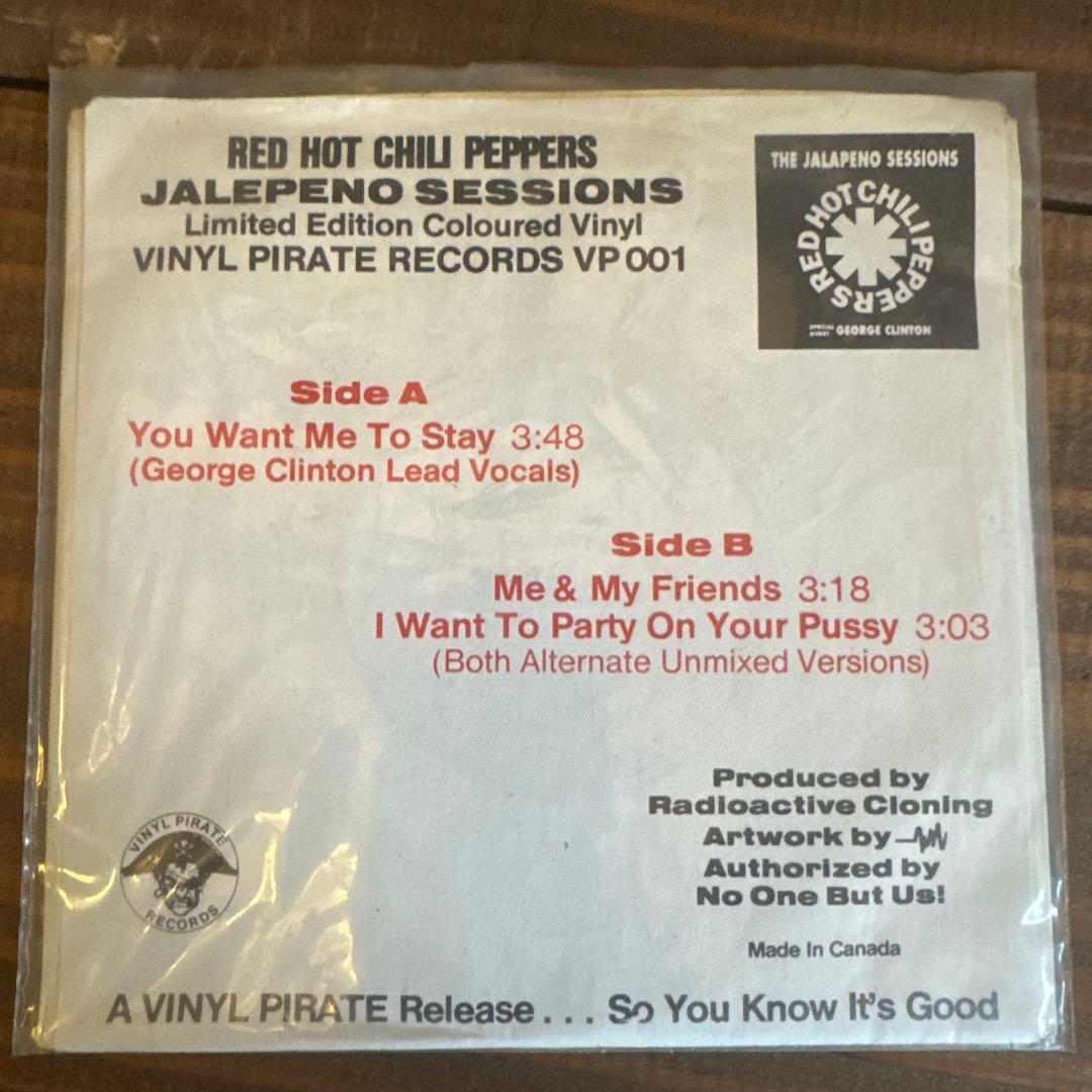 RED HOT CHILI PEPPERS 7インチレコード - メルカリ