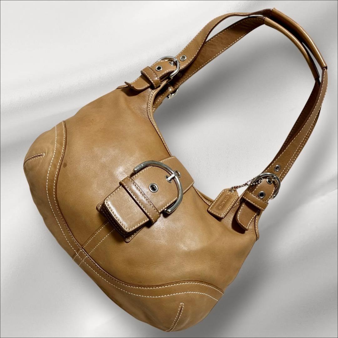 バッグ COACH Soho One-Shoulder Handbag Brown COACH Soho One-Shoulder Handbag Brown - メルカリ