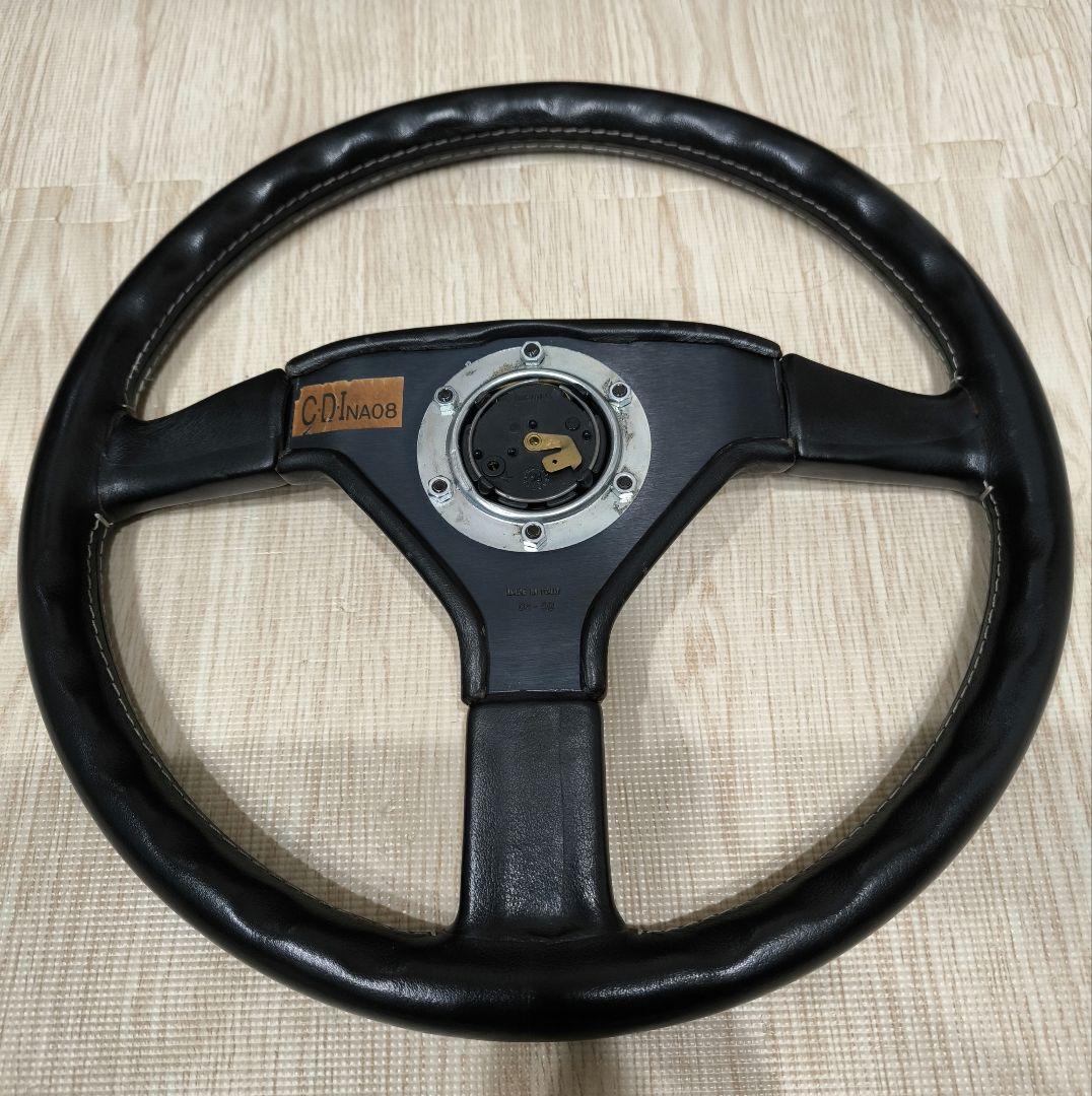 美品ユーノス ロードスター 純正 レザー モモ ステアリング ハンドル